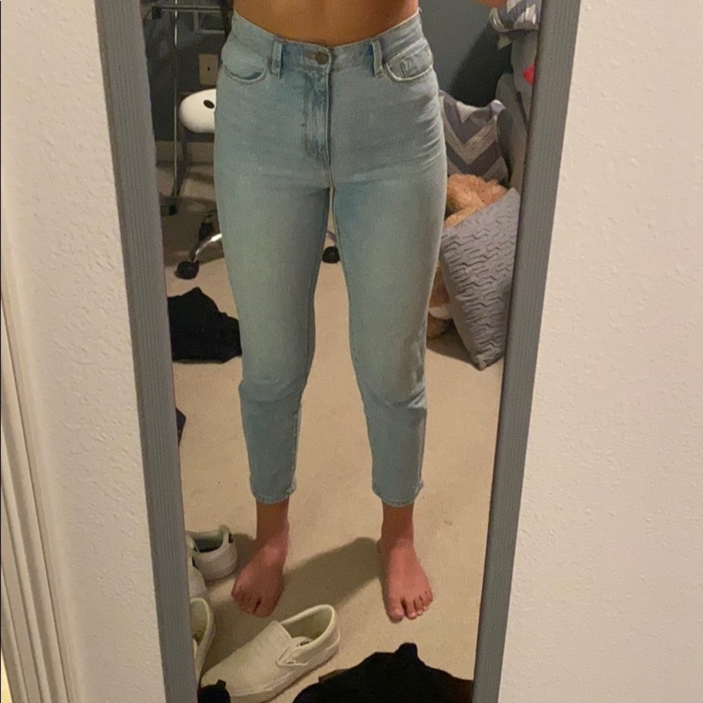 Bdg mom jeans high waisted light wash